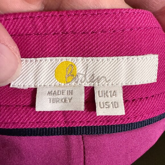 Like New, Boden Bright Pink Mini Skirt, Size 10 - Picture 2 of 7
